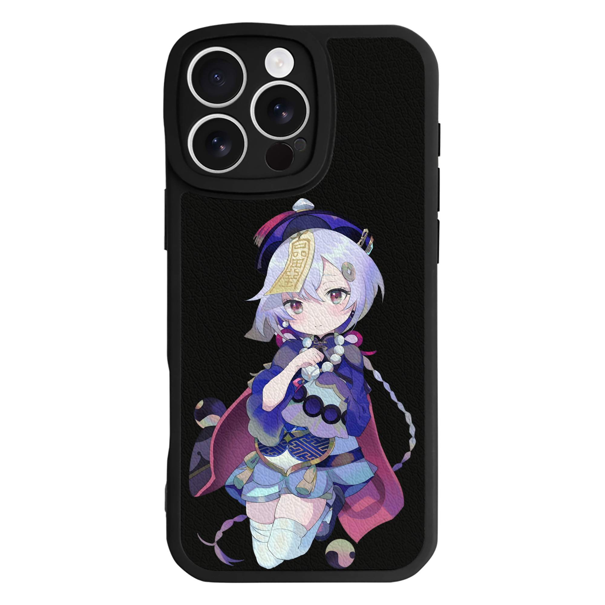 げんし神 七七 なな  genshin Nana 【iPhone 16シリーズ対応】シリコンスマホケース（レザー調） 材質：シリコン